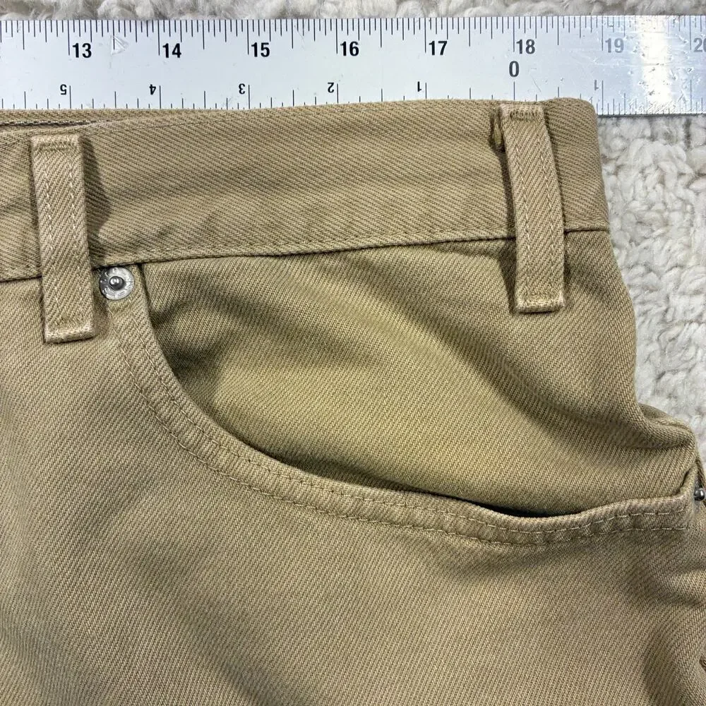 Vintage Levi's 550 Jeans Mens 38 x 32 Tan Beige Relaxed Fit Denim Tapered Y2k